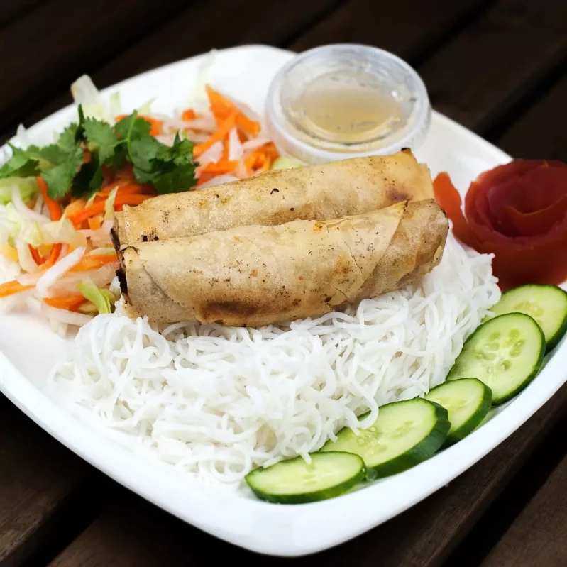 Fresh Vietnamese appetizers at Pho 198 Calgary NE